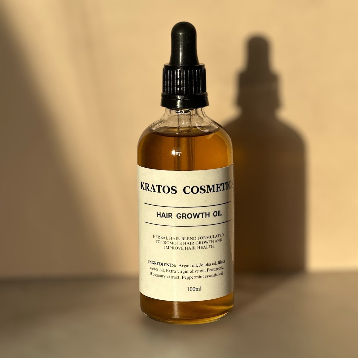 HAIR & BEARD GROWTH OIL - KRÃTOS COSMETICS
